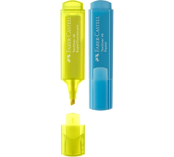 Набор текстовыделителей Faber-Castell 46 Pastel+Superfluorescent 8 цветов, 1-5 мм 154681/15468100