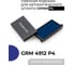 Подушка штемпельная сменная GRM 4912-P4, синяя, для автоматического штампа Trodat 4912 Printy 4.0 171100056 4