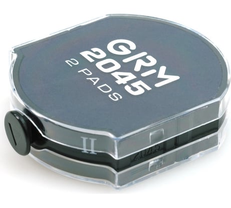 Подушка штемпельная двухсторонняя GRM, синяя, для 2045 2 Pads, 5215 2 pads, с краской на водной основе, для бумаги 179230027