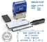 Самонаборный штамп GRM 4912 P3 ЭКОНОМ Typo 4 строки 47х18 мм 2 кассы 6005 и 6006 упаковка 120200090 3