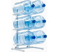 Подставка для 6-ти бутылей AEL белая 70058