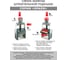 Офисная сменная штемпельная подушка GRM 46045 R45 2 Pads синяя для Hummer 179230024 6