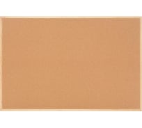 Пробковая доска Attache 100x150 см цвет покрытия пробка, деревянная рама 1421398