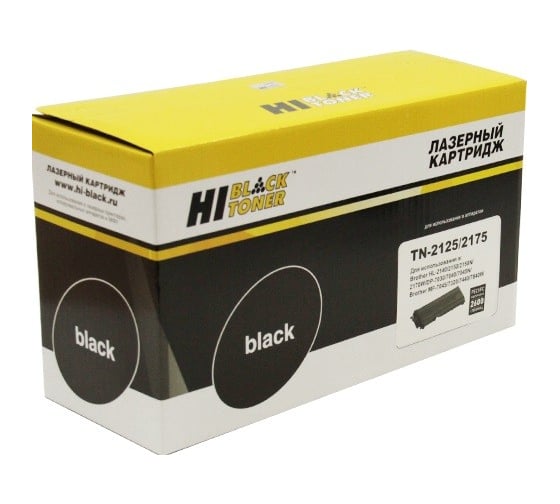 Тонер-картридж Hi-Black для Brother HL-2140R/2150NR/DCP-7030R, 2,6K HB-TN-2125/2175