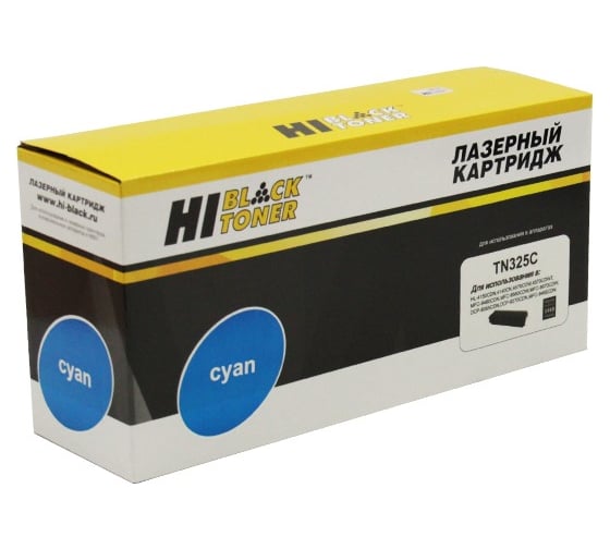Тонер-картридж Hi-Black для Brother HL-4150CDN/4140CN/4570CDW, C, 3,5K HB-TN-325C 1