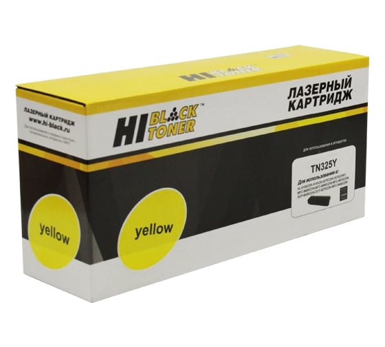 Тонер-картридж Hi-Black для Brother HL-4150CDN/4140CN/4570CDW, Y, 3,5K HB-TN-325Y 1