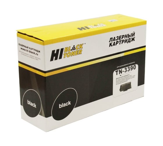 Тонер-картридж Hi-Black для Brother HL-5440D/5445/5450DN/5470DW/6180DW, 12K HB-TN-3390 1