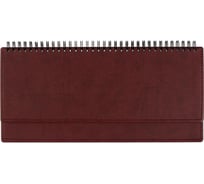 Датированный планинг Attache Вива 2022 год 60 листов бордовый 303x150 мм 1359912