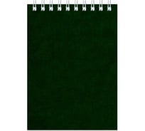 Блокнот Альт Офис 1 А6, 60 листов, зеленый, в клетку, на спирали, 95х135 мм 61357