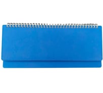 Недатированный планинг Attache Velvet искусственная кожа 64 листа, синий, 305x130 мм 1156878