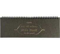 Недатированный планинг Kroyter картон 54 листа черный, 295x100 мм 874766