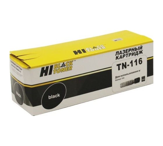 Тонер-картридж Hi-Black для Konica Minolta Bizhub 164/165/184/185, 11K HB-TN-116/TN-118 1