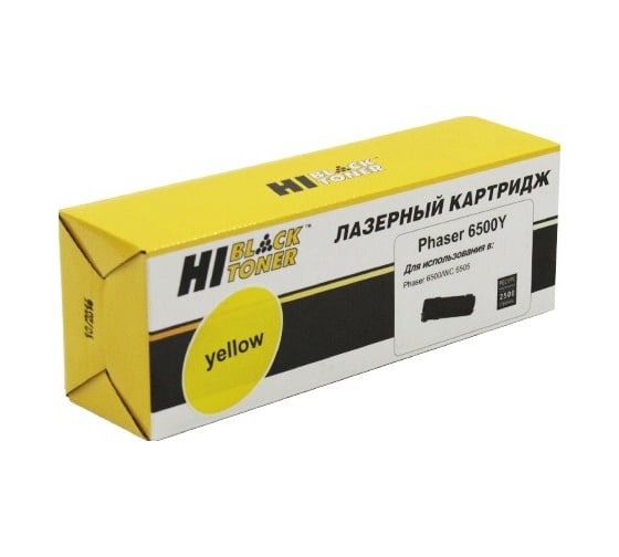 Тонер-картридж Hi-Black для Xerox Phaser 6500/WC 6505, Y, 2,5K HB-106R01603 1
