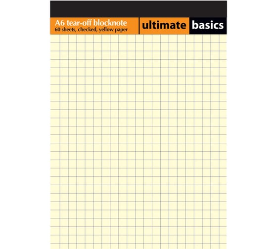 Блокнот Альт Ultimate Basics EasyGo А6, 60 листов, в клетку, на склейке, 105х148 мм 3-60-487 389623