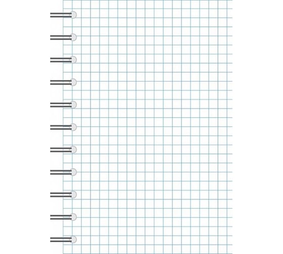 Блокнот Альт Off-line А6, 80 листов, синий, в клетку, на спирали, 105x140 мм 3-80-155 45247