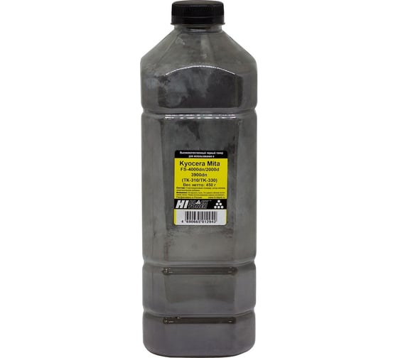 Тонер Hi-Black для Kyocera FS-4000dn/2000d/3900dn (TK-310/TK-330), Bk, 450 г, канистра HB-KY-TK310/330-Bk-450G