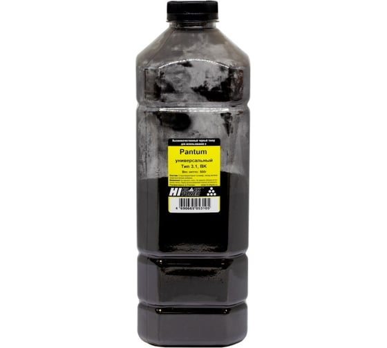 Тонер универсальный Hi-Black для Pantum, Bk, Тип 3.1, 500 г, канистра HB-PAN-Univ-T3.1-Bk-500G 1