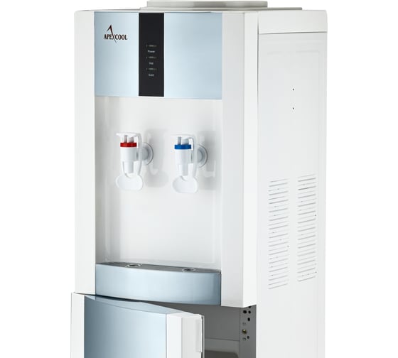 Кулер для воды APEXCOOL 16 L-BE белый с серебром 3540293