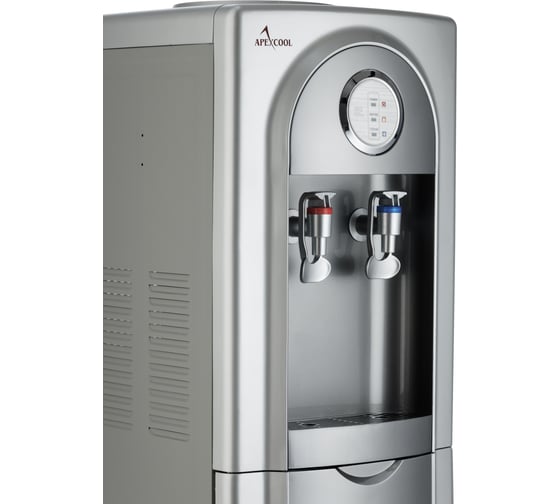 Кулер для воды APEXCOOL 95 L-BE серый с серебром 3540392