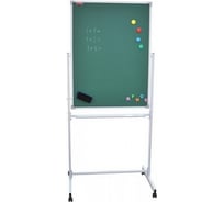 Поворотная магнитно-комбинированная доска BoardSYS 75х100 см, вертикальная, в металлическом профиле ПО*75К