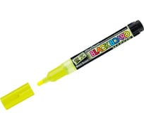 Набор маркеров Munhwa, 12 шт, меловой Black Board Marker, желтый, 3 мм, водная основа BM-08