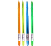 Шариковая ручка Стамм VeGa Neon Crystal синий, 0.7 мм, ассорти РШ102