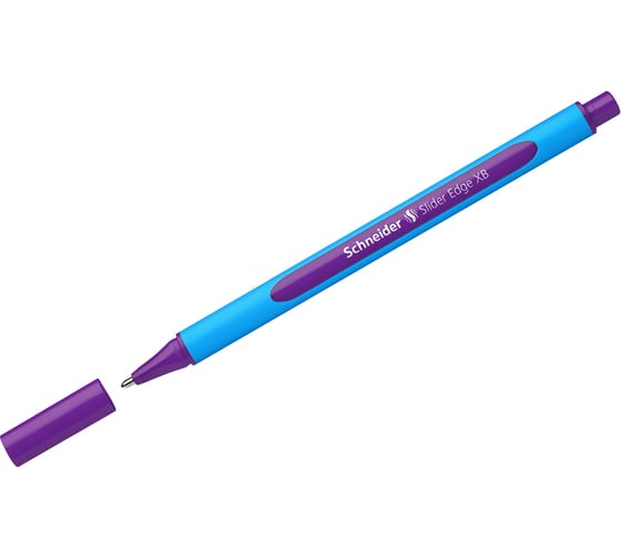 Шариковая ручка Schneider Slider Edge XB фиолетовая, 1,4 мм, трехгранная 152208