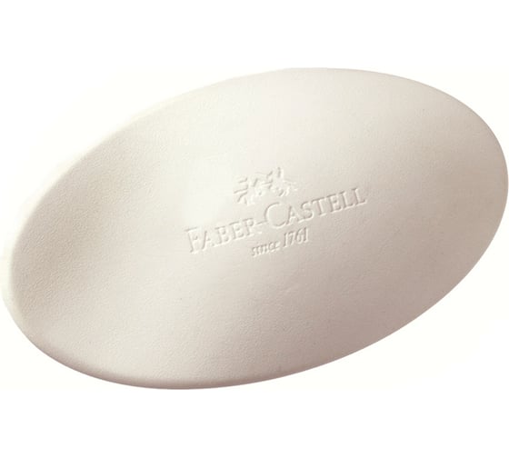 Ластик Faber-Castell Kosmo Mini, овальный, 56х30х10 мм, синий/красный 182343 1