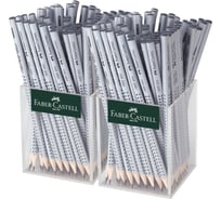 Чернографитный карандаш Faber-Castell Grip 2001 HB, трехгранный, заточенный, стакан 117023