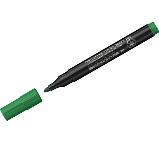 Перманентный маркер Schneider Maxx 160 зеленый, пулевидный, 3 мм 116004