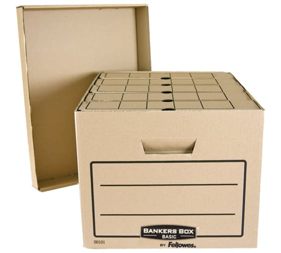 Архивный короб Fellowes FS-00101 Bankers Box Basic 325х260х420, гофрокартон, крафт CRC00101 1