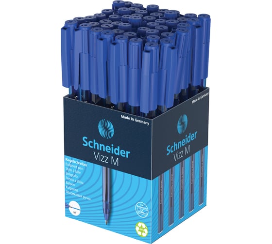 Шариковая ручка Schneider Vizz M, синяя, 1,0 мм 102203
