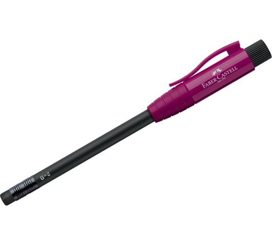 Чернографитный карандаш Faber-Castell Perfect B, круглый, заточенный, с ластиком и точилкой 182934 1