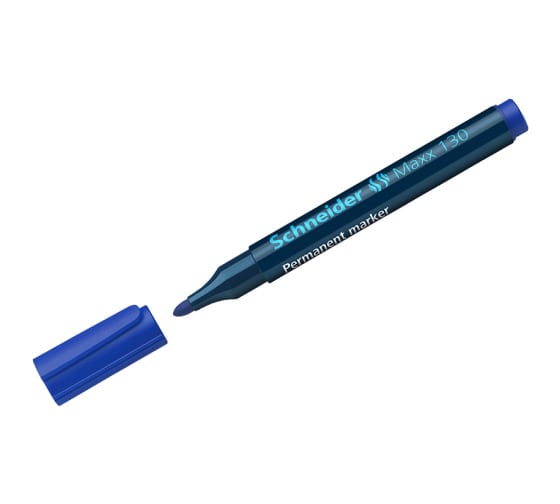 Перманентный маркер Schneider Maxx 130 синий, пулевидный, 3 мм 113003 1