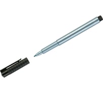 Капиллярная ручка Faber-Castell Pitt Artist Pen Metallic синий металлик, 1.5 мм 167392