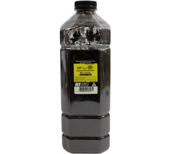 Тонер универсальный Hi-Black для HP LJ 1005, Зимняя серия New Formula, Bk, 1 кг, канистра HB-HP-UnivWinter-NF-Bk-1000G 1