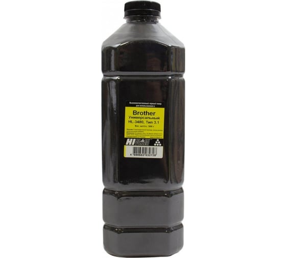 Тонер универсальный Hi-Black для Brother HL-3480, Тип 3.1, Bk, 500 г, канистра HB-BR-Univ-T3.1-Bk-500G 1