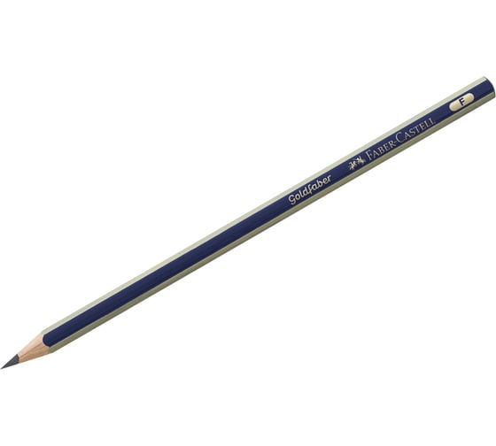 Чернографитный карандаш Faber-Castell Goldfaber 1221 F, заточенный 112510 1