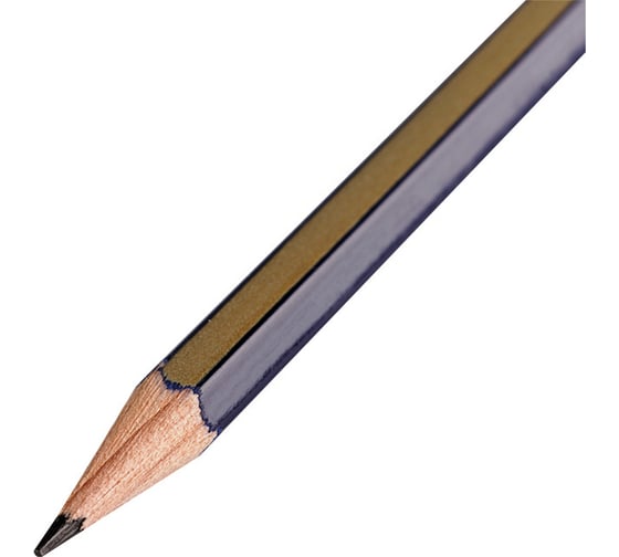 Чернографитный карандаш Faber-Castell Goldfaber 1221 H, заточенный 112511