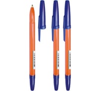 Шариковая ручка Стамм Оптима Orange синяя, 1 мм РО11