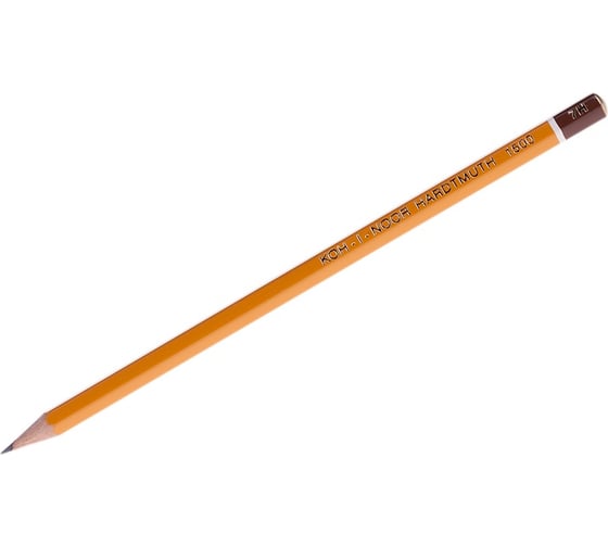 Чернографитный карандаш Koh-I-Noor 1500 7Н, заточенный 150007H01170
