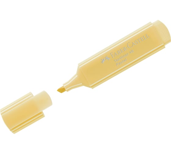 Текстовыделитель Faber-Castell 46 Pastel, ванильный, 1-5 мм 154667