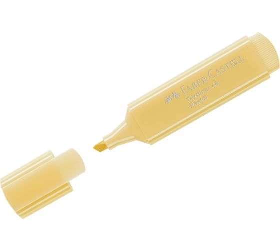 Текстовыделитель Faber-Castell 46 Pastel, ванильный, 1-5 мм 154667