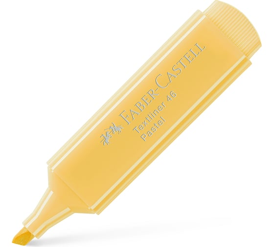 Текстовыделитель Faber-Castell 46 Pastel, ванильный, 1-5 мм 154667