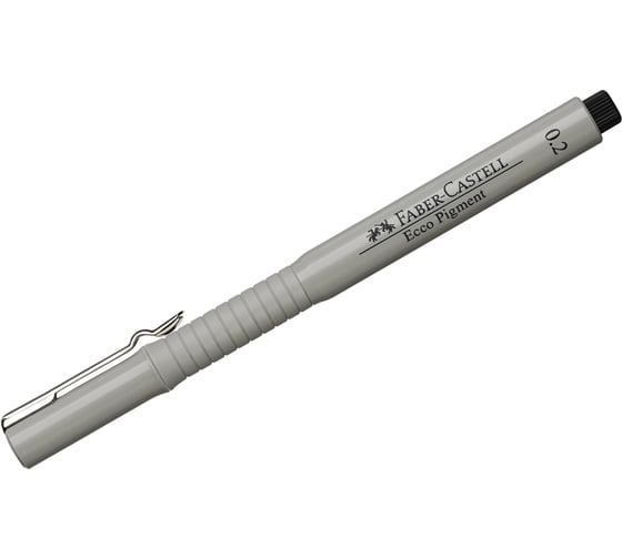 Капиллярная ручка Faber-Castell Ecco Pigment черная, 0.2 мм 166299