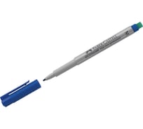Маркер для глянцевых поверхностей Faber-Castell Multimark non permanent M, синий, пулевидный, 1.0 мм, с ластиком 152651