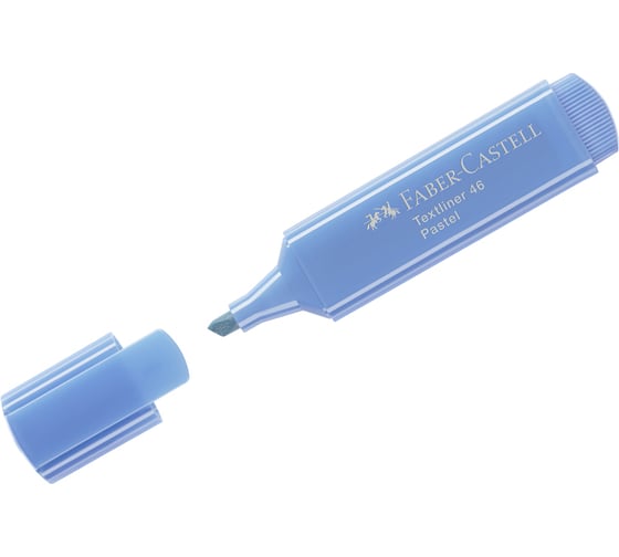 Текстовыделитель Faber-Castell 46 Pastel, ультрамарин, 1-5 мм 154668