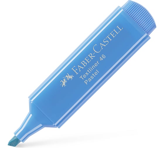 Текстовыделитель Faber-Castell 46 Pastel, ультрамарин, 1-5 мм 154668
