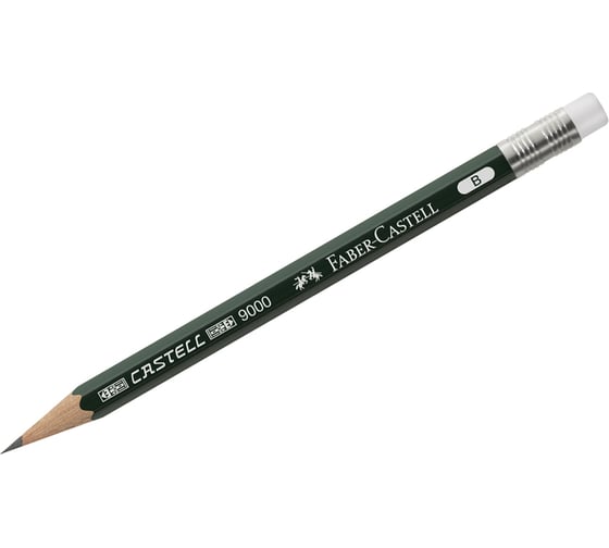 Чернографитный карандаш Faber-Castell Castell 9000 ассорти, заточенный, дисплей 119061
