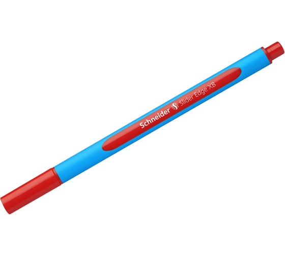 Шариковая ручка Schneider Slider Edge XB красная, 1,4 мм, трехгранная 152202